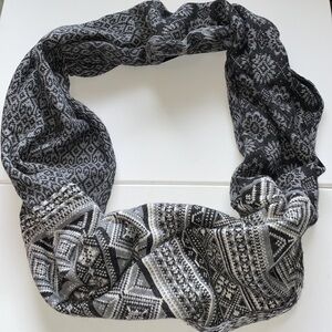 H&M fair isle infinity scarf